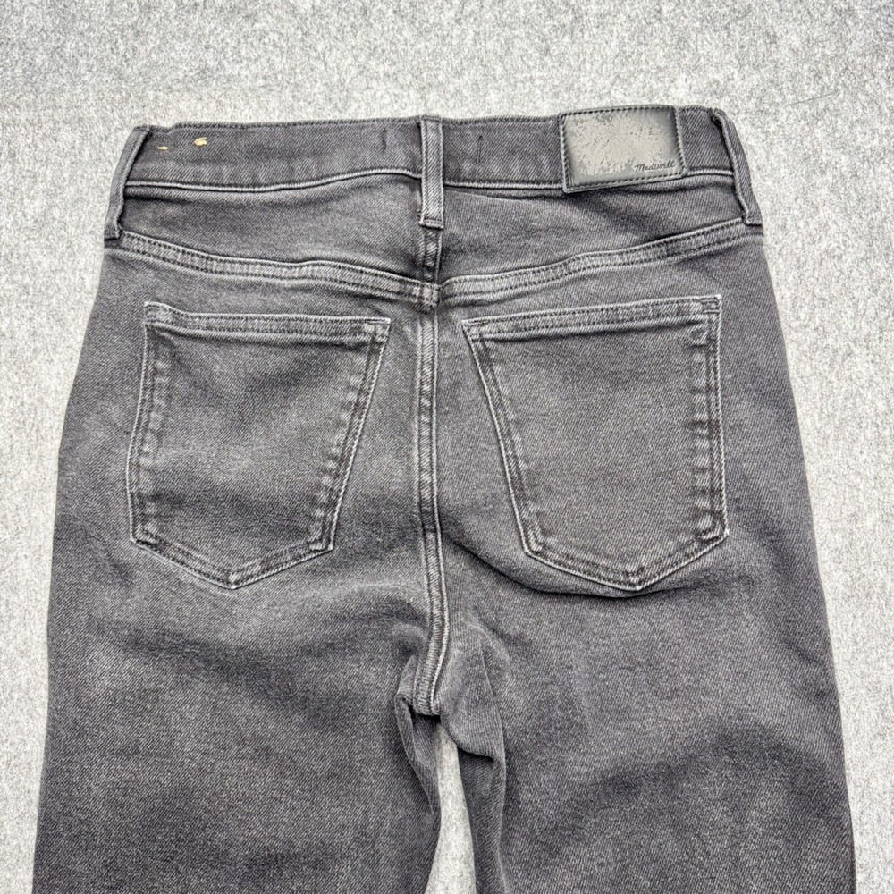 Madewell 10" High Rise Skinny Jeans Size 29P Black Wash Cotton‎ Blend Denim - Picture 7 of 10